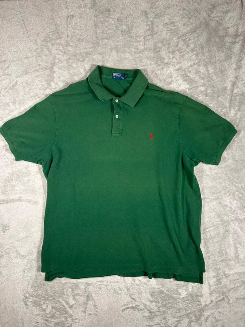 Polo Ralph Lauren Vintage Green Polo Shirt size 3XL